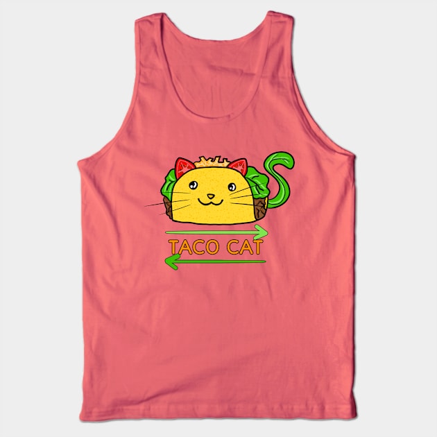 Taco Cat Backwards is Taco Cat Tank Top by OceanicBrouhaha